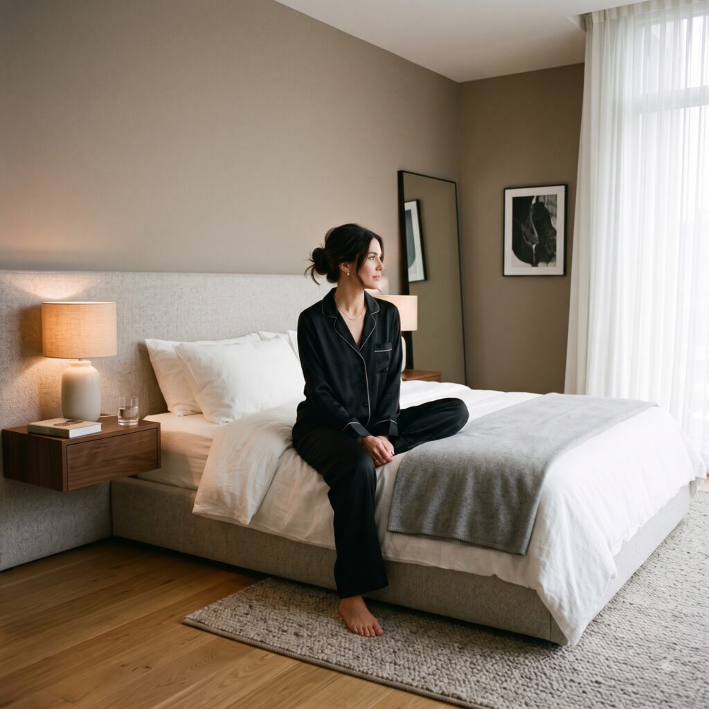 Bộ đồ ngủ Pijama nữ lụa cao cấp sang trọng