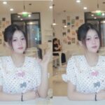 Bộ đồ ngủ nữ họa tiết dễ thương chất liệu đũi Hàn thoáng mát, mềm mại